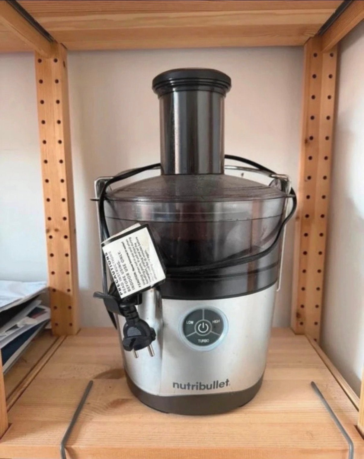 Nutribullet sapcentrifuge - goede staat, Ophalen, Gebruikt, Elektrisch, Sapcentrifuge