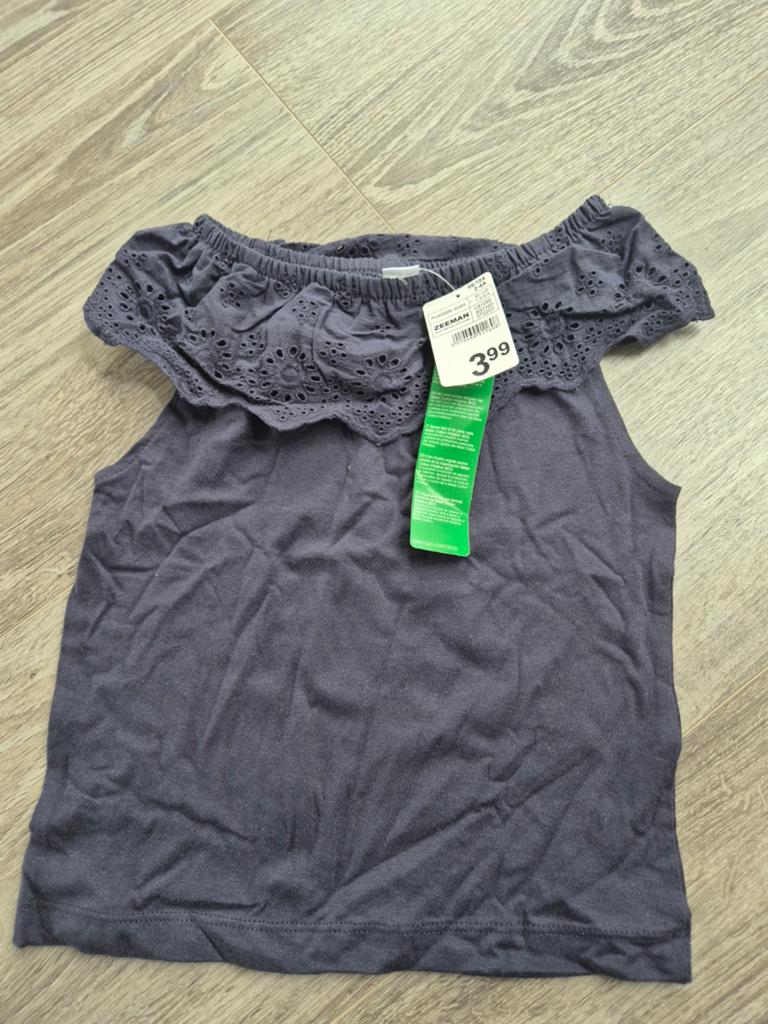 Zeeman donkerblauw jurkje, maat 98/104, Kinderen en Baby's, Kinderkleding | Maat 98, Zeeman, Meisje, Nieuw, Ophalen of Verzenden