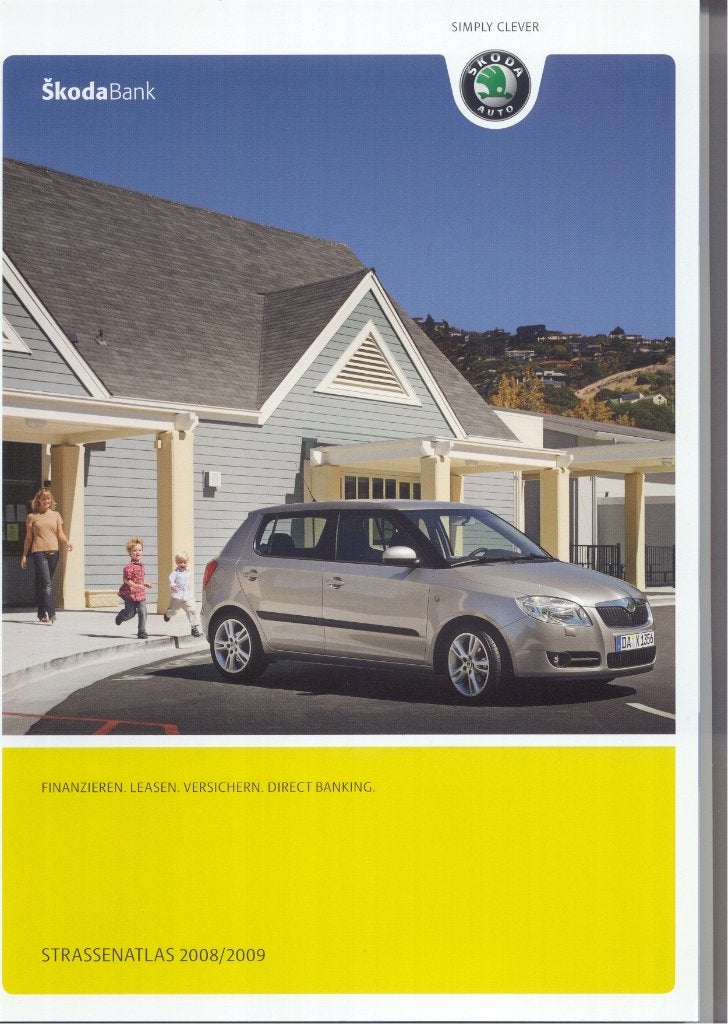 Skoda Strassenatlas 2008-2009, Ophalen of Verzenden, Zo goed als nieuw, Overige merken