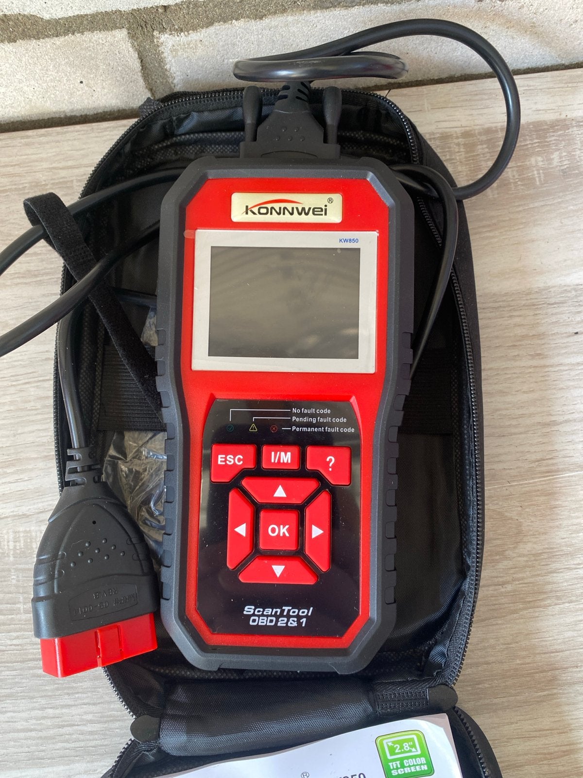 KONNWEI KW850 OBD2 Scanner -, Auto diversen, Ophalen of Verzenden, Nieuw