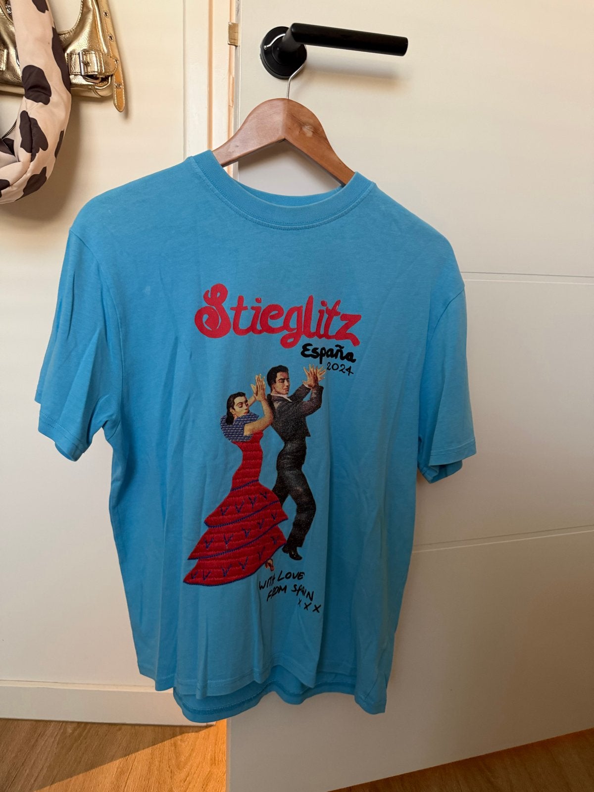 Stieglitz T-shirt Maat S, Blauw, Ophalen of Verzenden, Zo goed als nieuw, Korte mouw