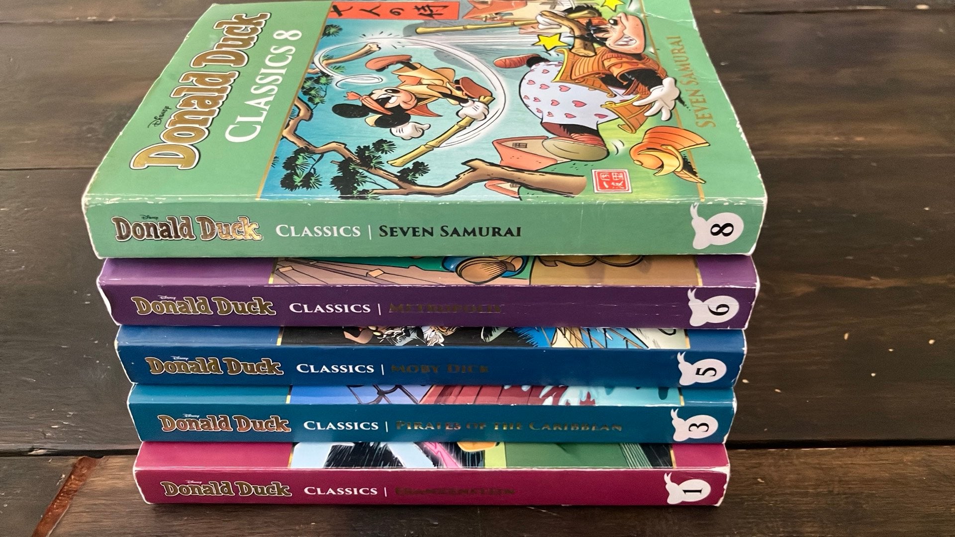 Donald Duck pockets Classics 5 delen, Meerdere stripboeken, Ophalen of Verzenden, Zo goed als nieuw