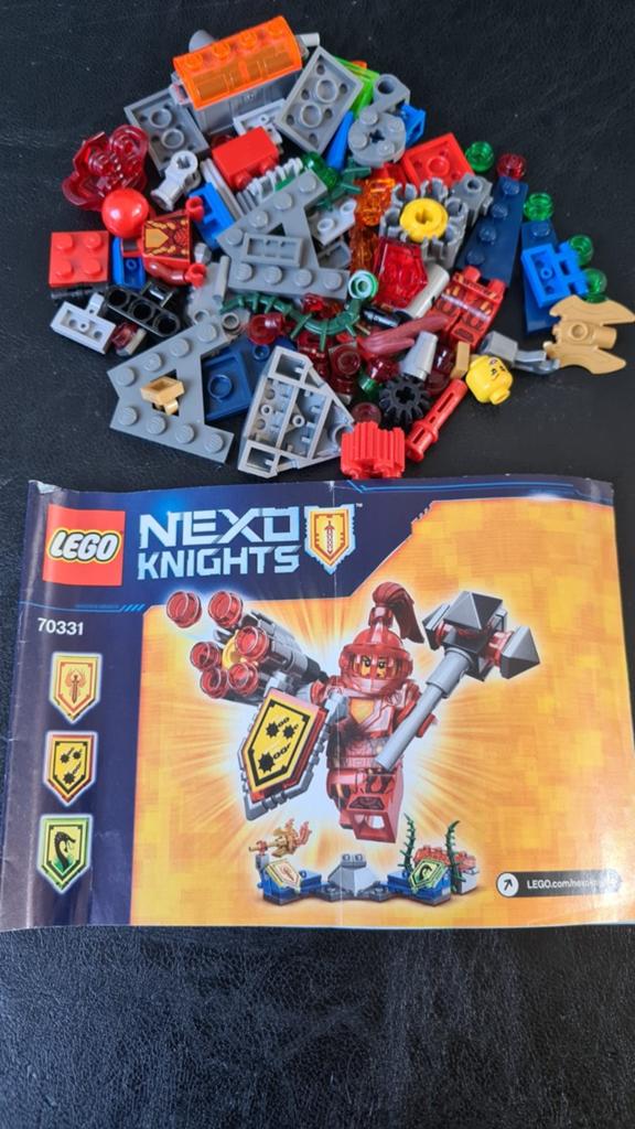 LEGO Nexo Knights 70331 Ultimate Macy met instructies, Gebruikt, Lego, Compleet, Ophalen of Verzenden