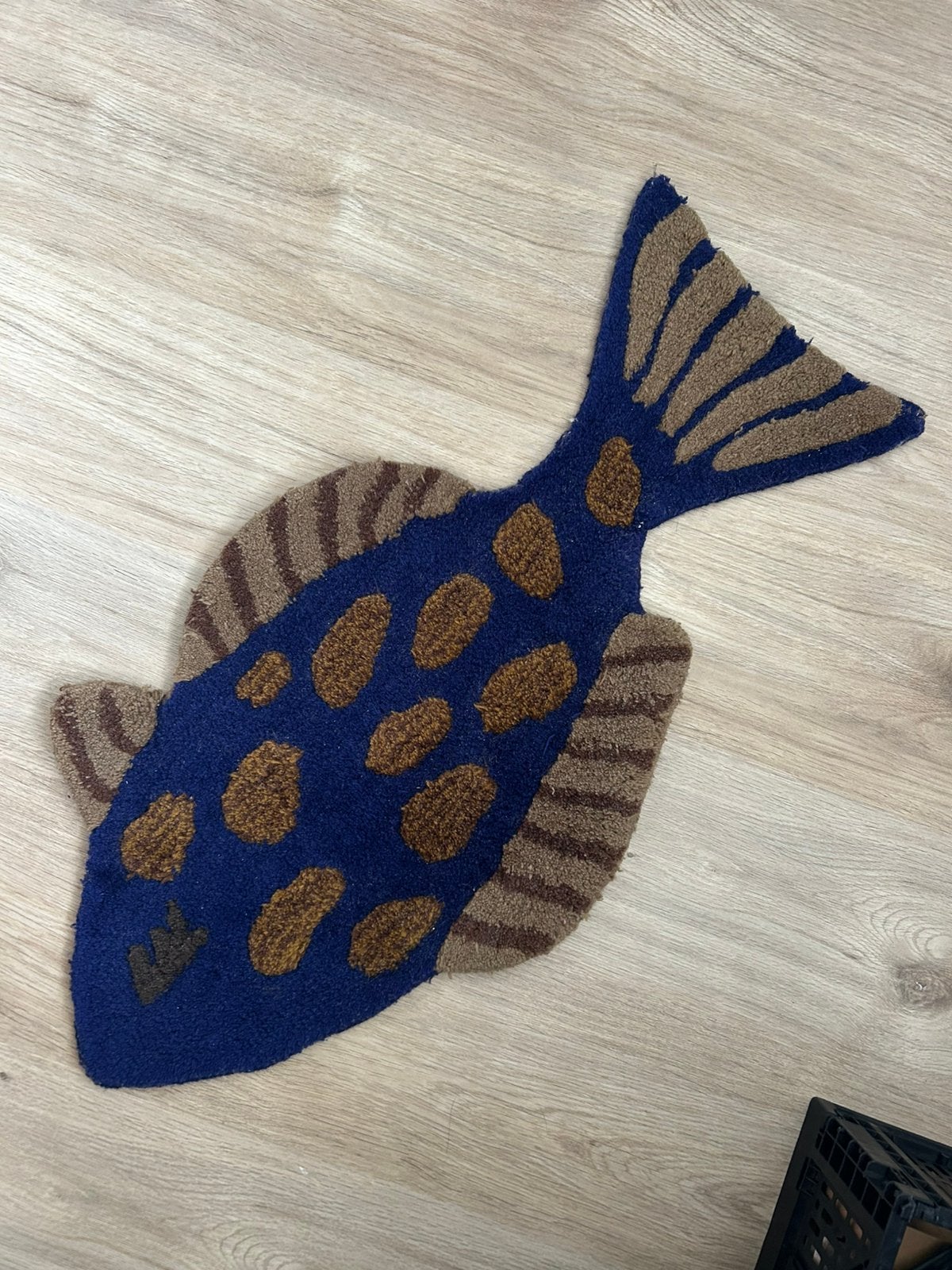 Ferm living Fish tifted vloerkleed/wandkleed, Vis