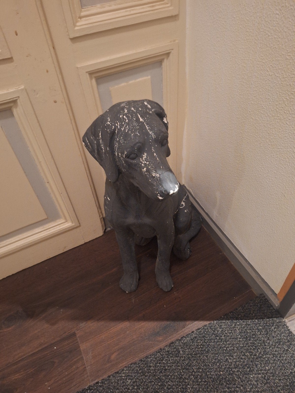 gips hond, Tuin en Terras, Ophalen of Verzenden, Kunststof