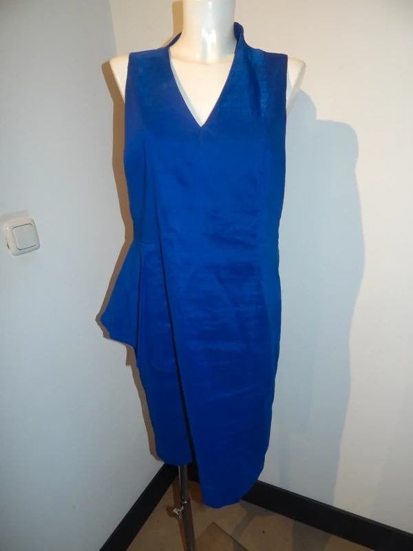 Sarah Pacini kobalt vorstelijk blauwe jurk mooi model 4/42, Kleding | Dames, Sarah Pacini, Maat 42/44 (L), Zo goed als nieuw, Knielengte