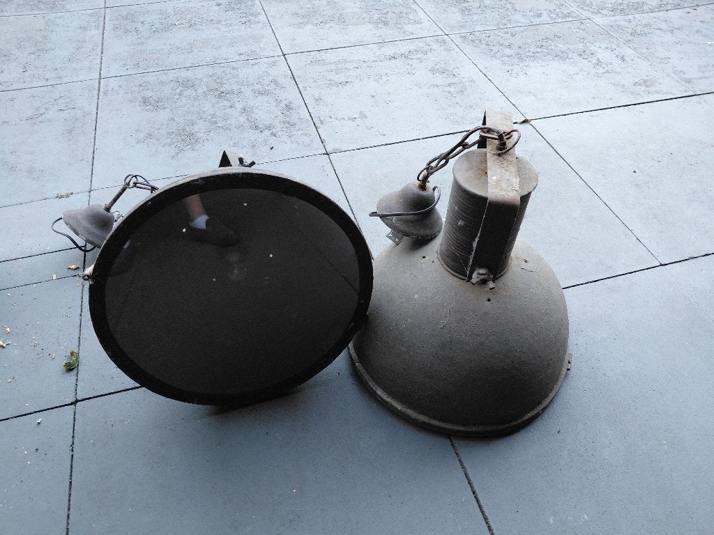 buitenlamp (2x), Tuin en Terras, Buitenverlichting, Ophalen, Gebruikt, Netvoeding, Hanglamp