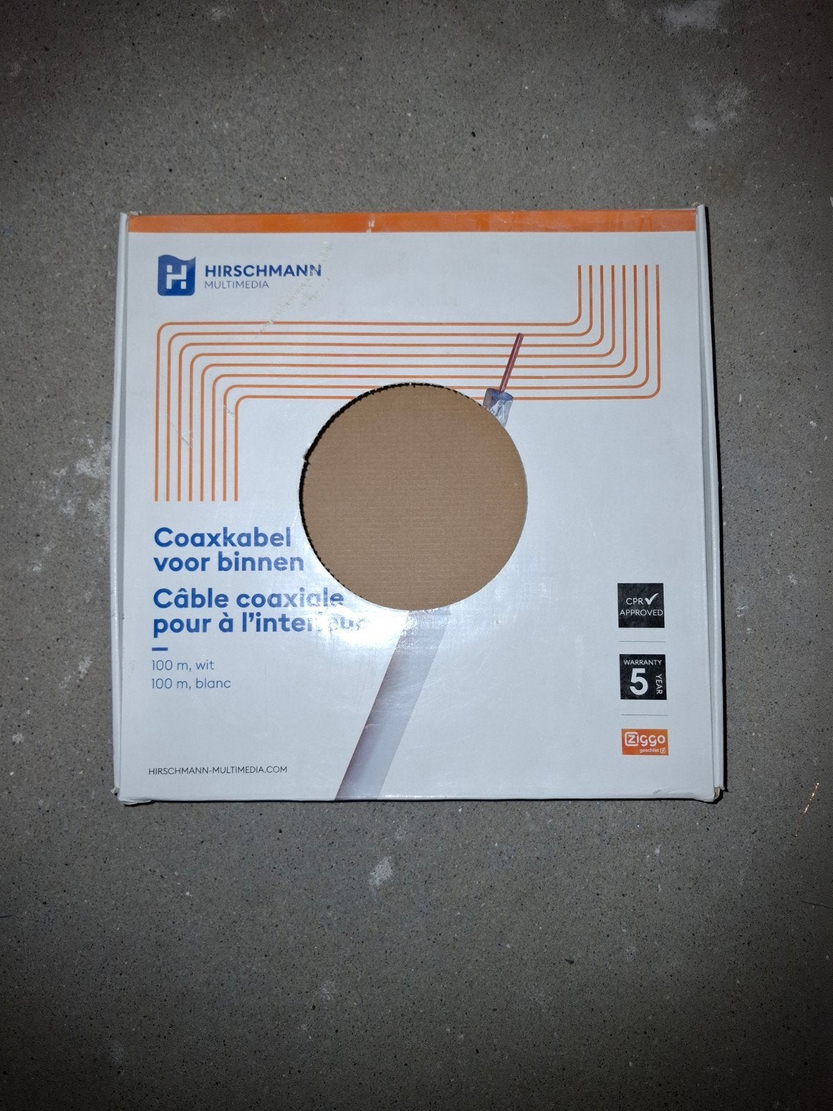 coax kabel 190m, Ophalen of Verzenden, Nieuw