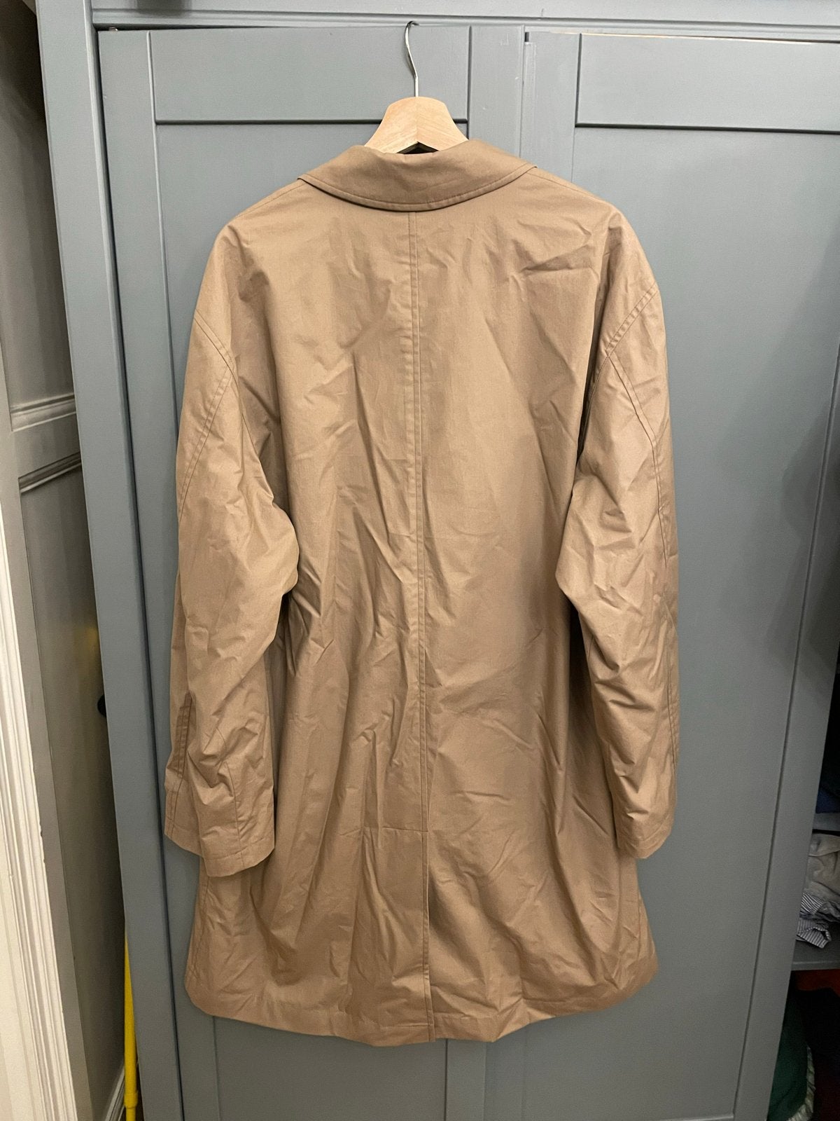 Van Gils Trenchcoat Maat 52 - Beige, Ophalen of Verzenden, Gedragen, Maat 52/54 (L), Beige