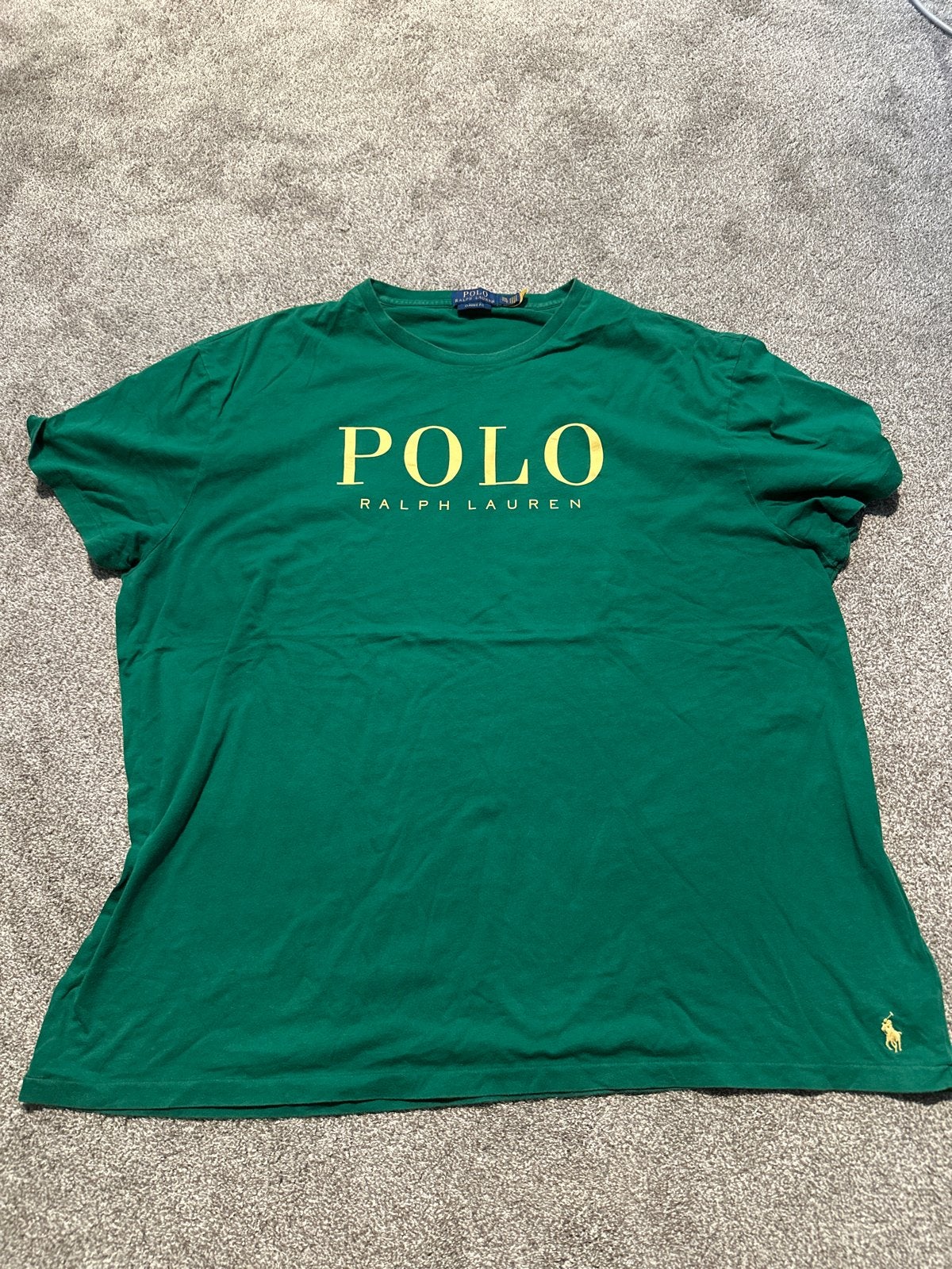 Polo Ralph Lauren T-shirt Groen XXL, Ophalen of Verzenden, Gedragen, Overige maten, Groen