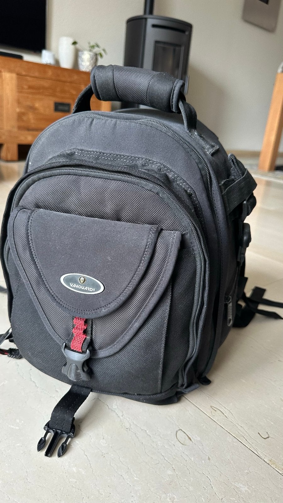 Vanguard Rugtas voor camera en lenzen - Zwart, Ophalen, Rugtas, Gevoerd, Zwart