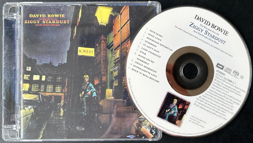 DAVID BOWIE - Ziggy stardust ( SACD ), Cd's en Dvd's, Cd's | Rock, Zo goed als nieuw, Poprock, Ophalen of Verzenden