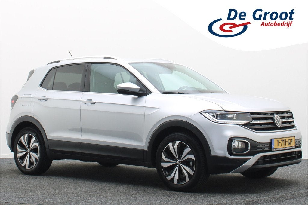 Volkswagen T-Cross 1.0 TSI DSG Style Virtual Cockpit, ACC, A, Auto's, Volkswagen, T-Cross, Gebruikt, Leder en Stof, Bedrijf