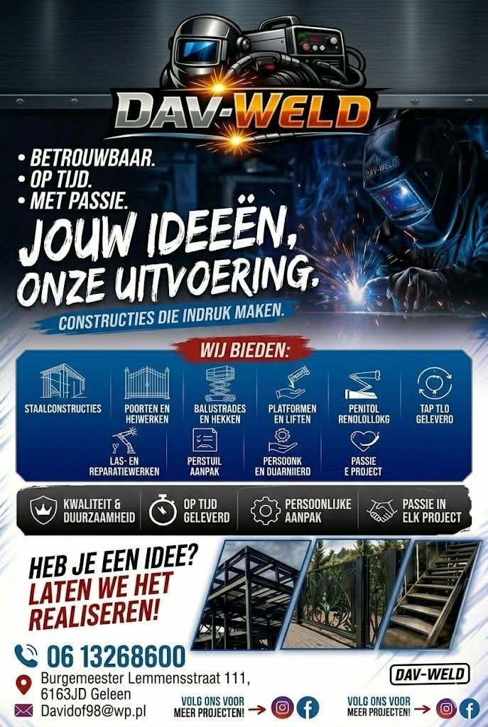 Professioneel laswerk, Diensten en Vakmensen, Overige Diensten