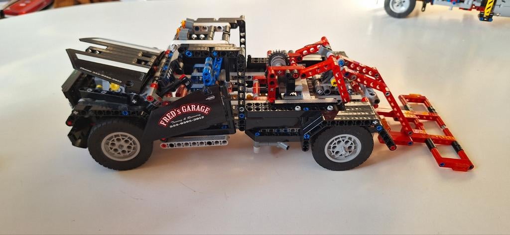 LEGO Technic Pick-up sleepwagen #9395 (bijna compleet), Gebruikt, Lego, Ophalen of Verzenden, Technic