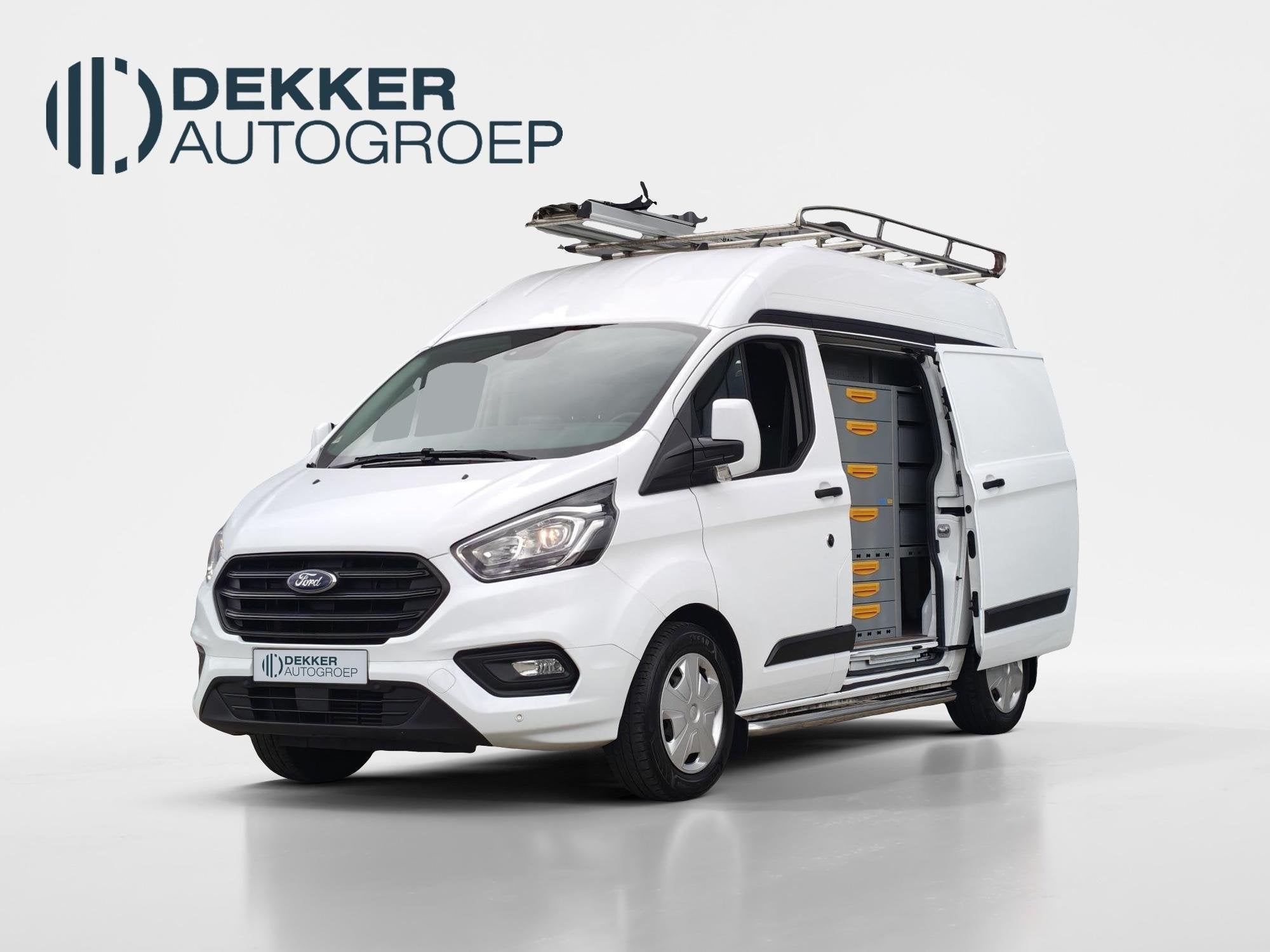 Ford Transit Custom 300 2.0 TDCI L1H2 Trend, Auto's, Euro 6, 4 cilinders, Wit, Origineel Nederlands