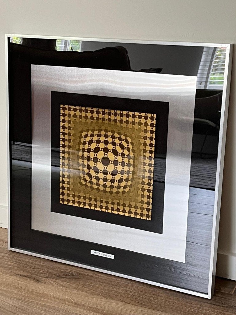 Victor Vasarely "Vega-JG" Vintage Heliogravure, Ophalen of Verzenden