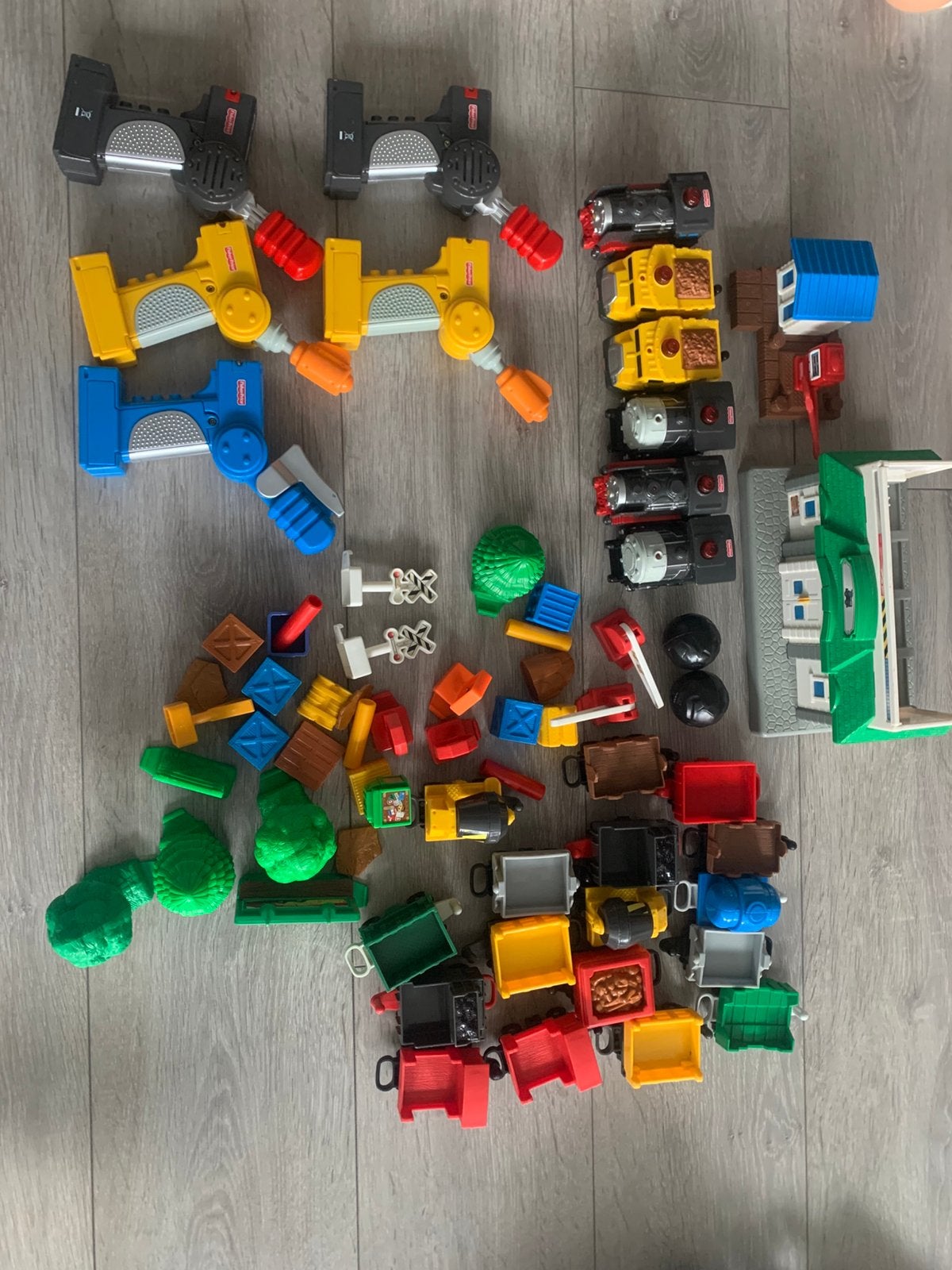 Zeer grote set geotrax treinbaan fisher price, Ophalen, Gebruikt