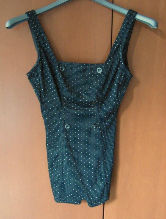 Zeer apart badpak in retrostijl SUNFLAIR 38 snazzeys, Kleding | Dames, Badmode en Zwemkleding, Verzenden, Zwart, Nieuw, Badpak