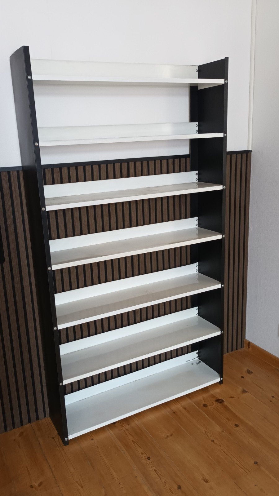 Vintage boekenkast Tomado (A. Dekker), Ophalen, Gebruikt, 50 tot 100 cm, Metaal