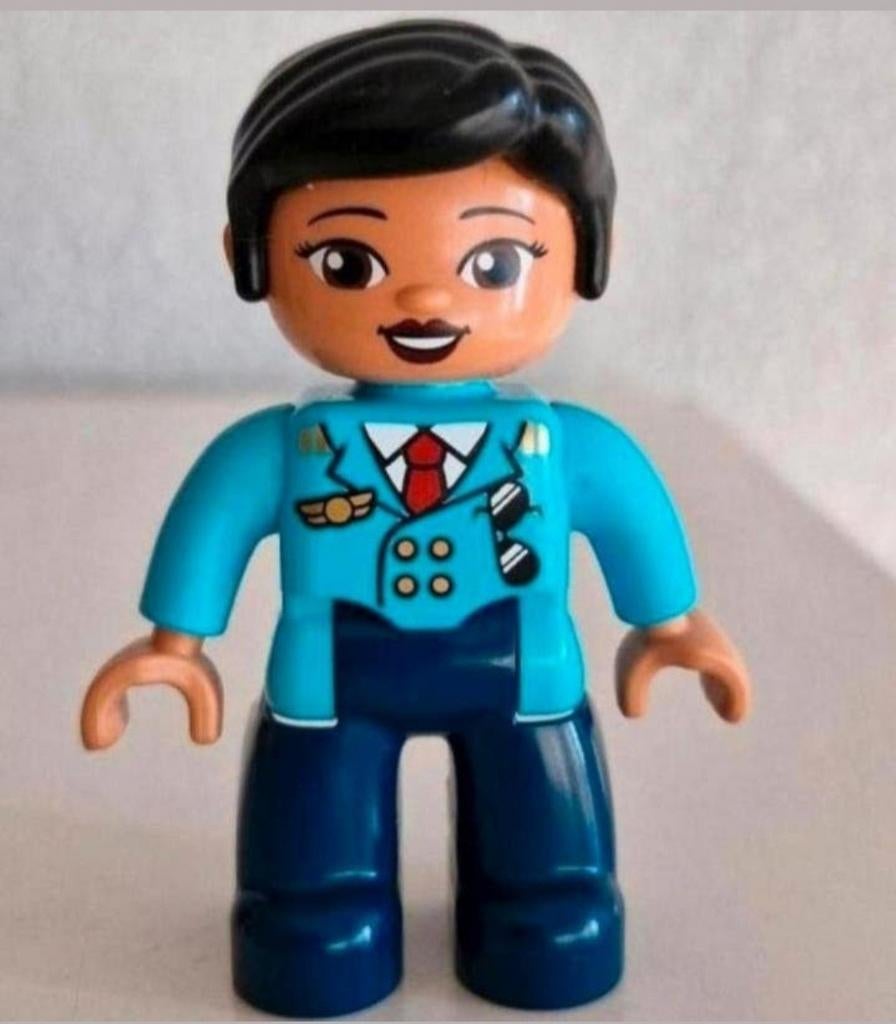 Duplo poppetje Piloot ( vrouw ), Ophalen of Verzenden, Zo goed als nieuw, Duplo