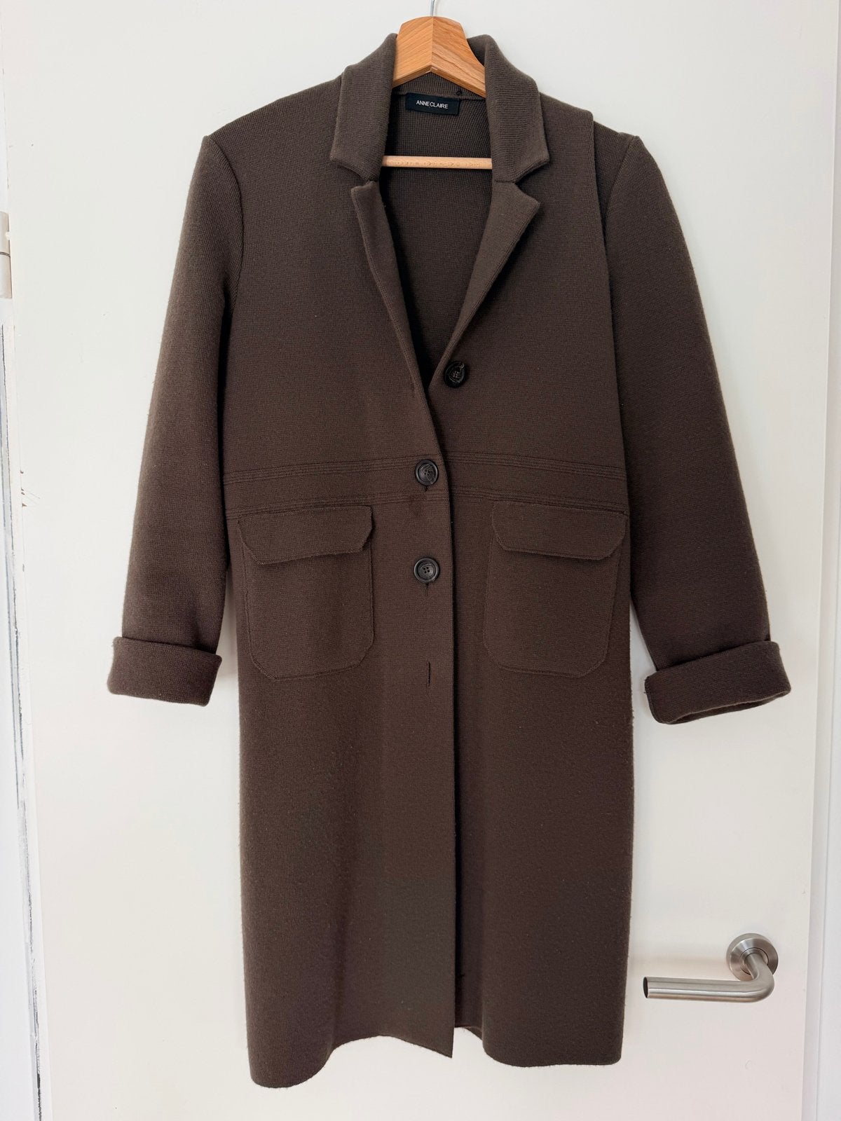 Anne Claire Italiaans wollen vest - Maat 38, Ophalen of Verzenden, Gedragen, Maat 38/40 (M), Bruin