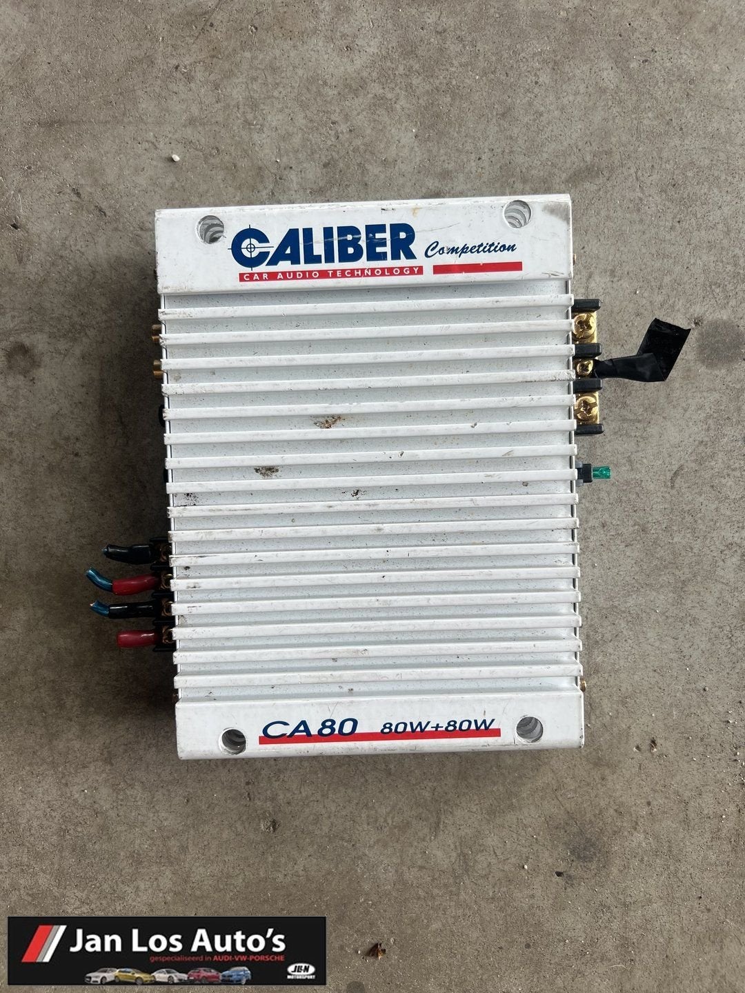 Caliber competition CA80 Versterker 80 + 80 watt cross-over, Auto diversen, Ophalen of Verzenden, -, -, -