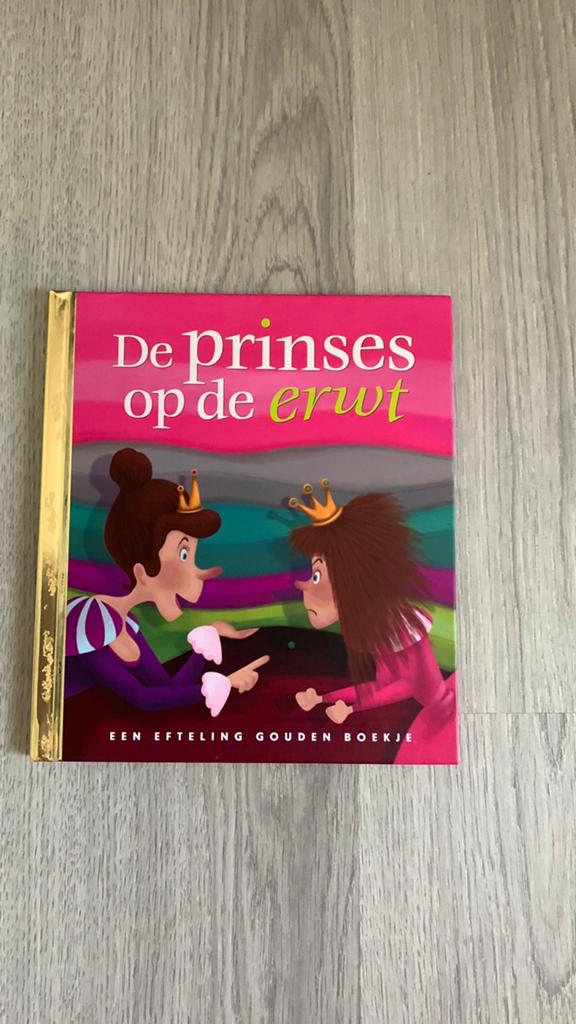 Efteling gouden boekje - De Prinses op de erwt, Ophalen of Verzenden, Zo goed als nieuw, Overige typen