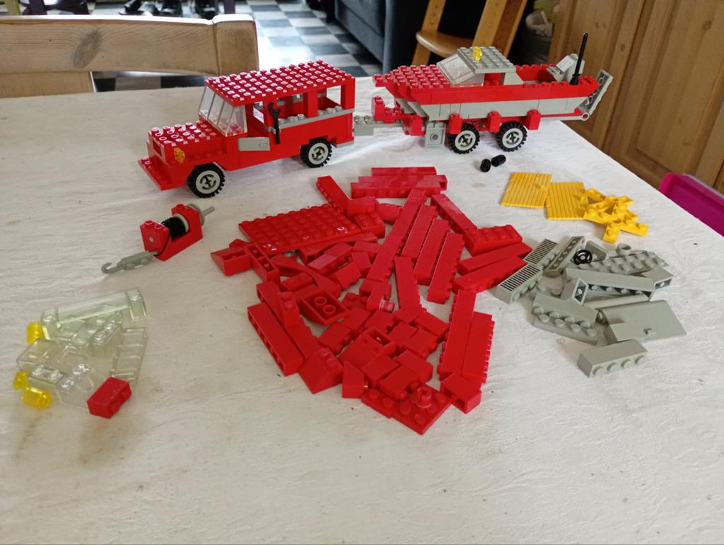 Lego 722 uit 1980, Gebruikt, Lego, Ophalen of Verzenden, Compleet