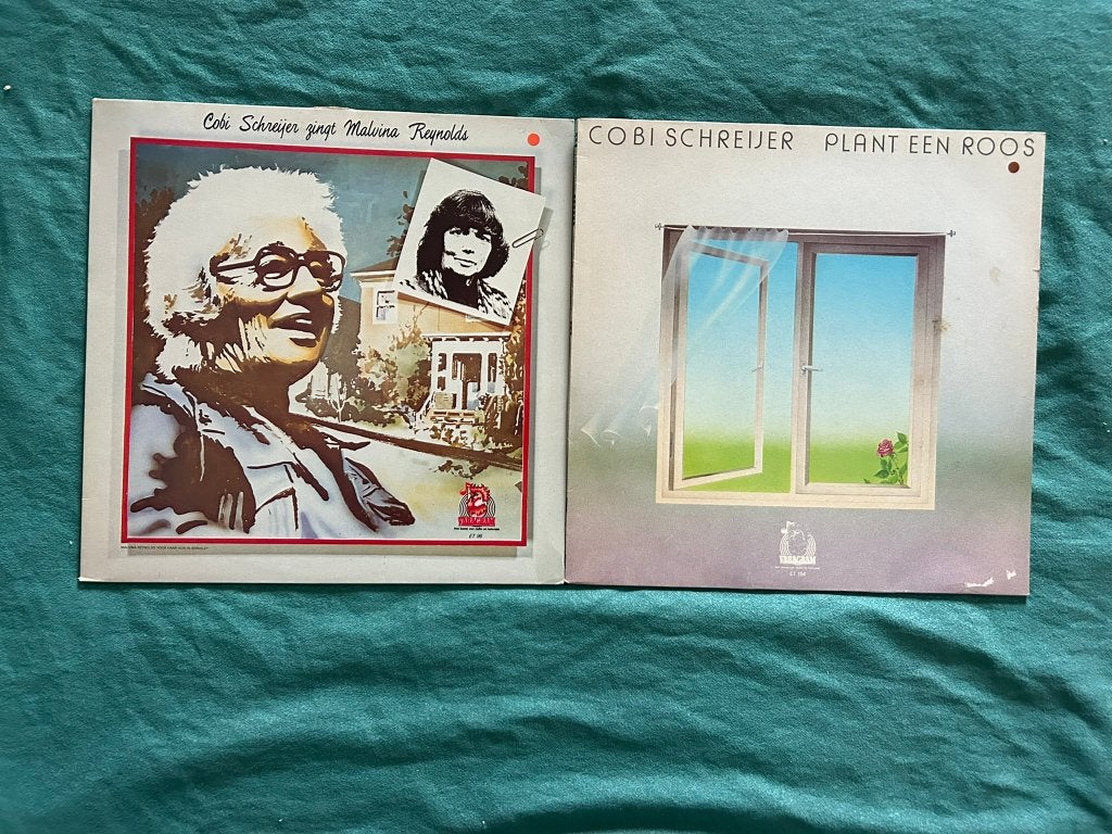 2 LP's Cobi Schreijer (ook per stuk te koop), Cd's en Dvd's, LP, Gebruikt, Cabaret of Kleinkunst, Ophalen of Verzenden