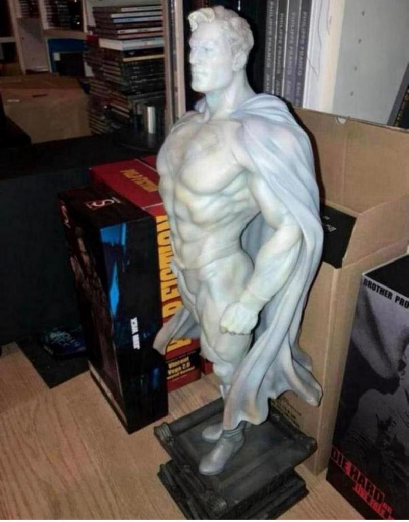 Figuur 1/4 Superman - Museum Lines - Queen Studios, Ophalen of Verzenden, Zo goed als nieuw, Beeldje, Replica of Model