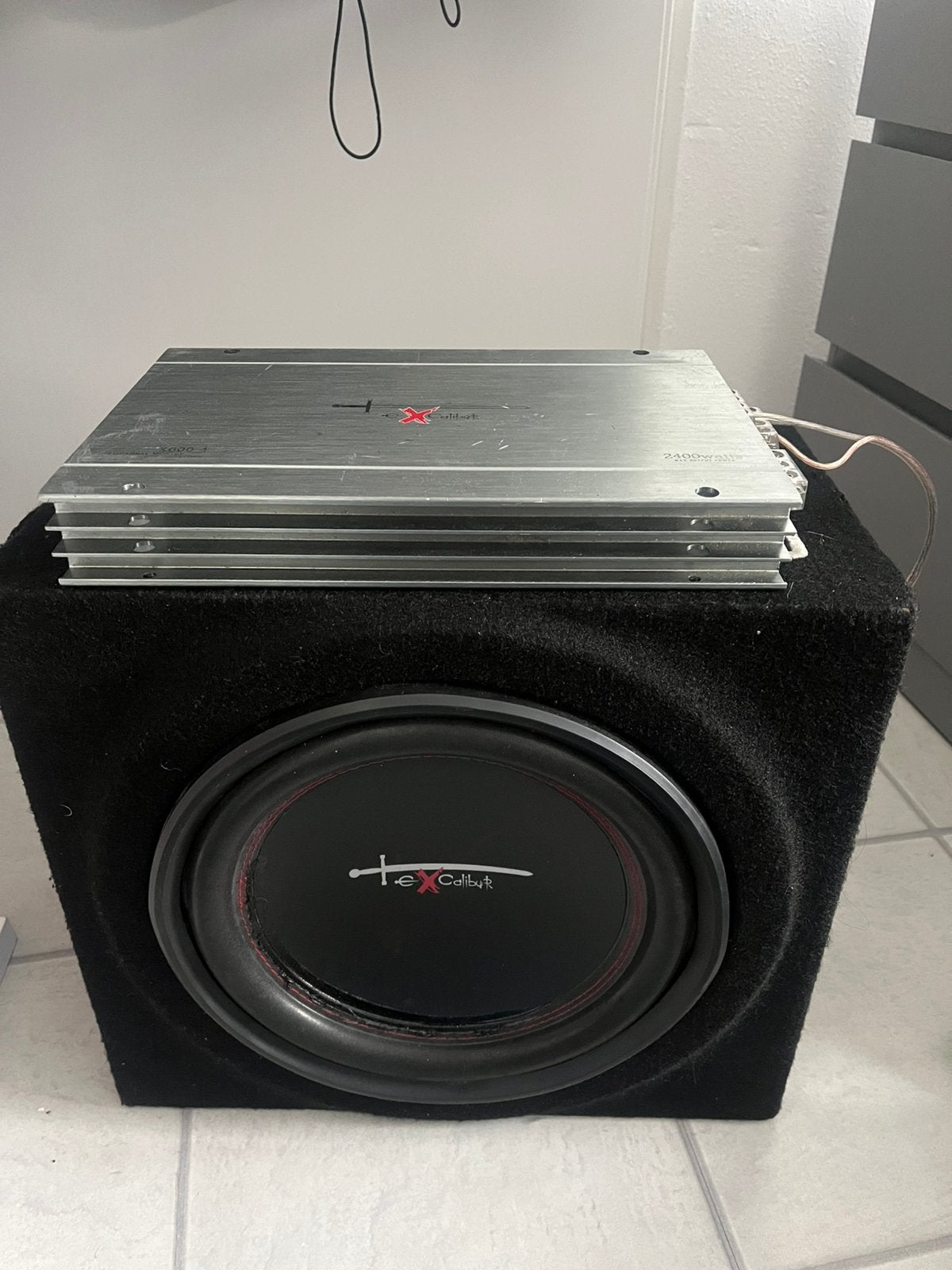 Subwoofer 1300 watt, Auto diversen, Autospeakers, Ophalen, Gebruikt