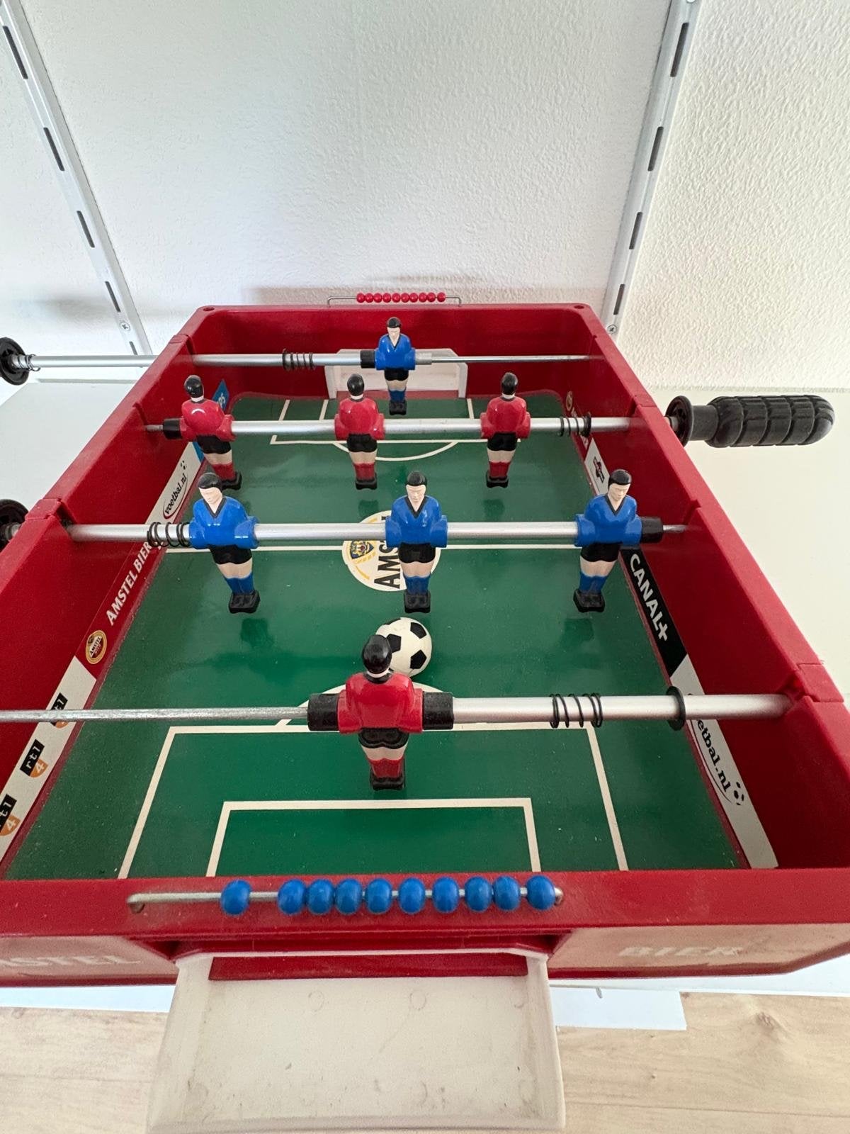 Amstel Bier Tafelvoetbalspel - Compact en Draagbaar, Een of twee spelers, Ophalen, Gebruikt, Reisspel