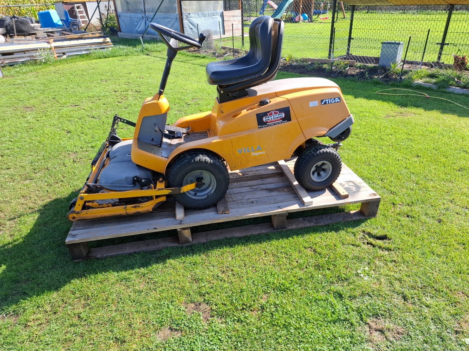 zitmaaier stiga/tuintractor, Ophalen, Gebruikt