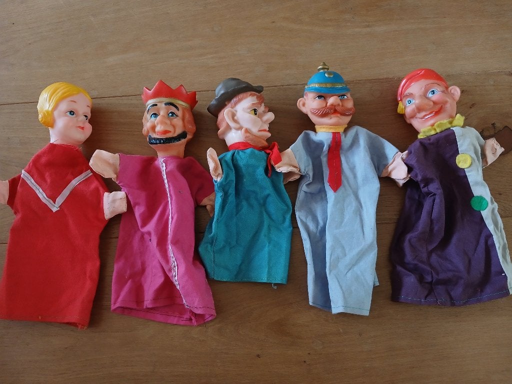 Handpoppen poppenkast, Kinderen en Baby's, Ophalen of Verzenden, Gebruikt, Overige typen