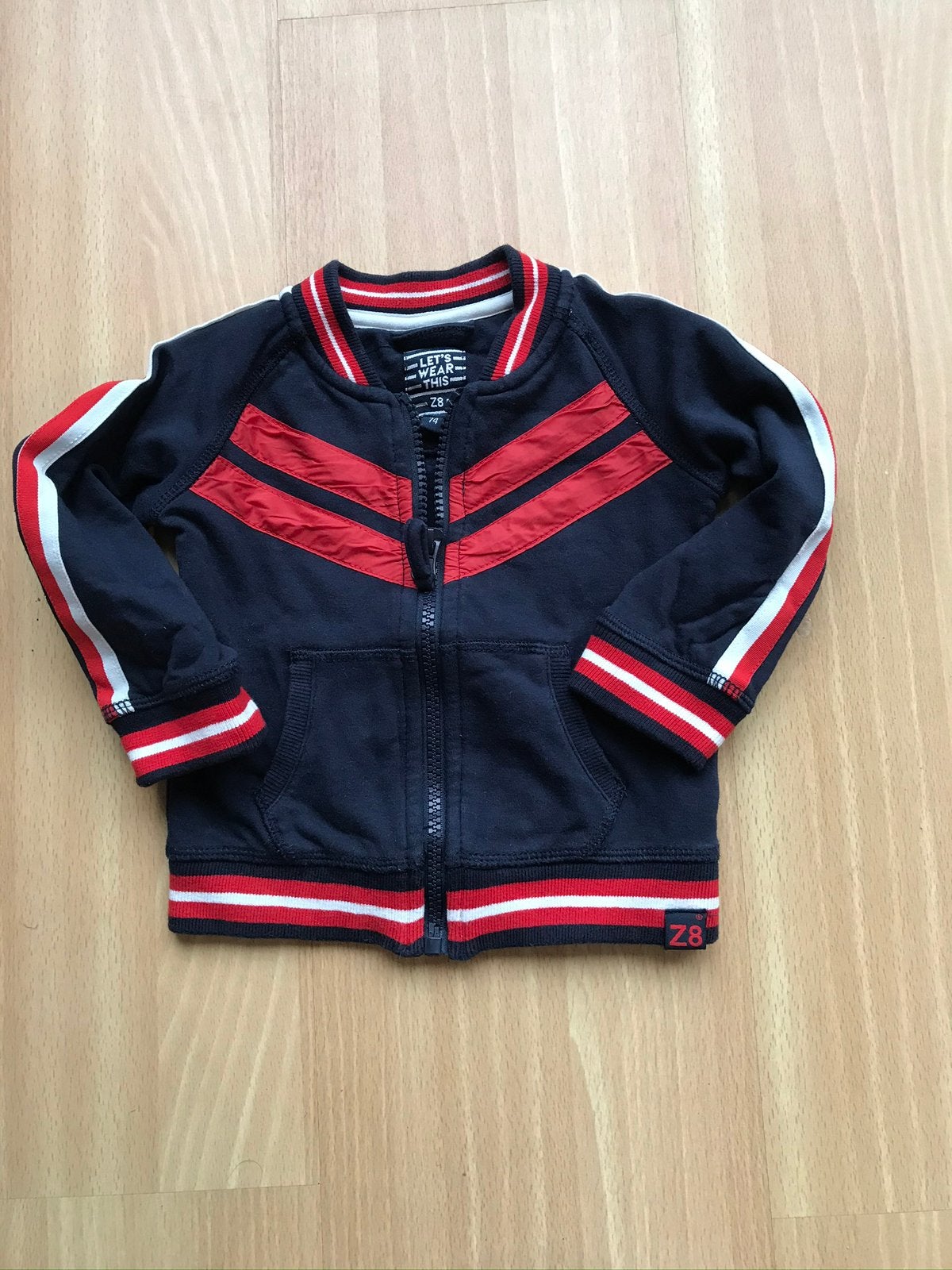 Vest z8 maat 74 blauw strepen style: Bodhen, Kinderen en Baby's, Ophalen of Verzenden, Zo goed als nieuw, Jongetje, Truitje of Vestje