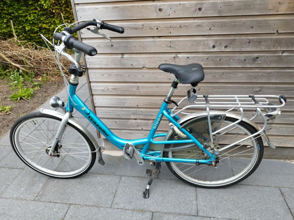 Gazelle Bloom 26 inch moeder en kind fiets, Fietsen en Brommers, Ophalen, Gebruikt, Velgrem, Versnellingen