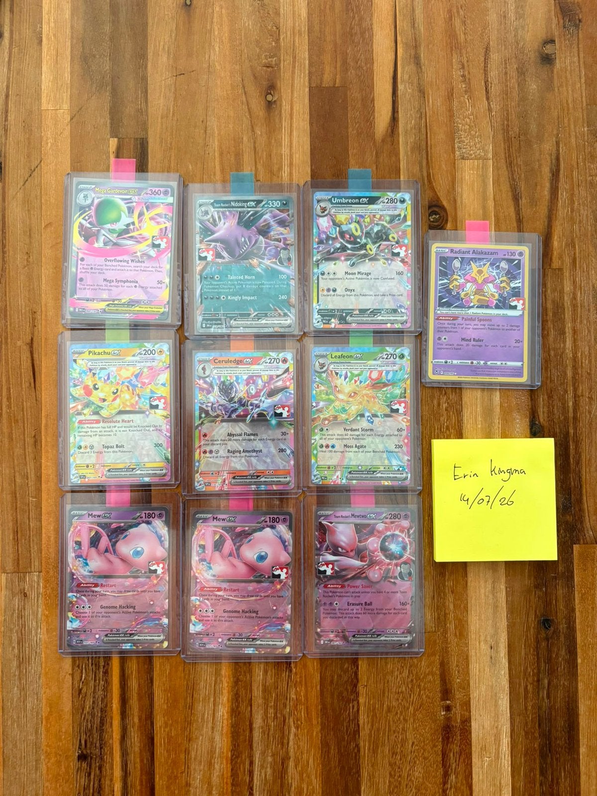 Verschillende stamped Pokemon (uit prize packs), Ophalen of Verzenden, Zo goed als nieuw
