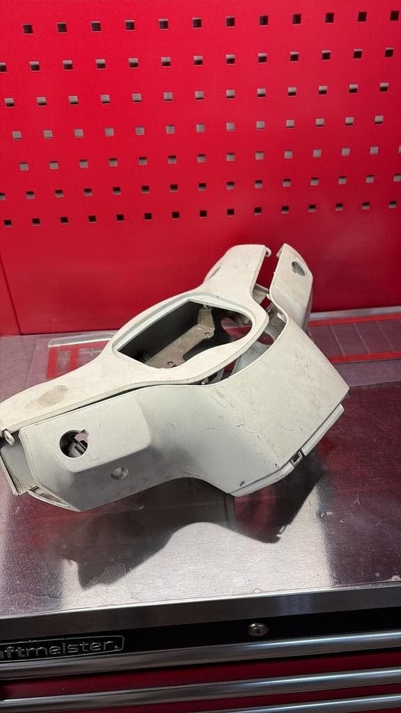 Piaggio Vespa S stuurkappen voor + achter gebruikt, Motoren, Ophalen of Verzenden, Vespa, Vespa, Vespa