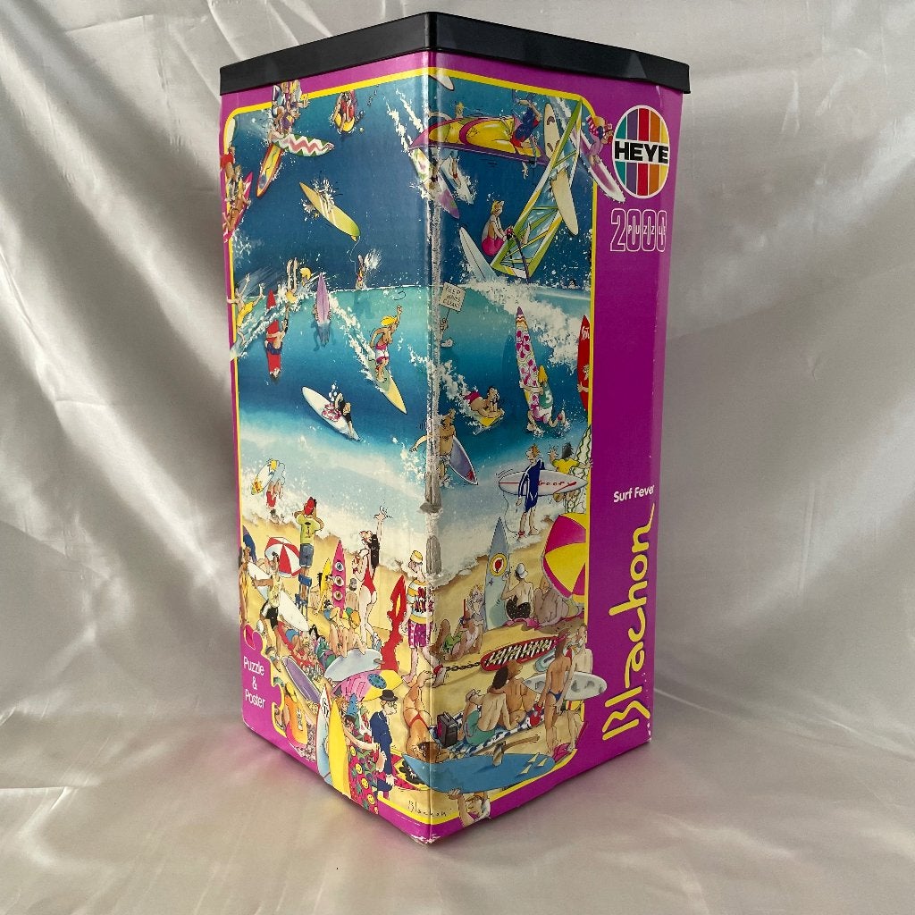 Heye Blachon puzzel Surf Fever, 2000  compleet met poster, Ophalen of Verzenden, Meer dan 1500 stukjes, Gebruikt, Legpuzzel