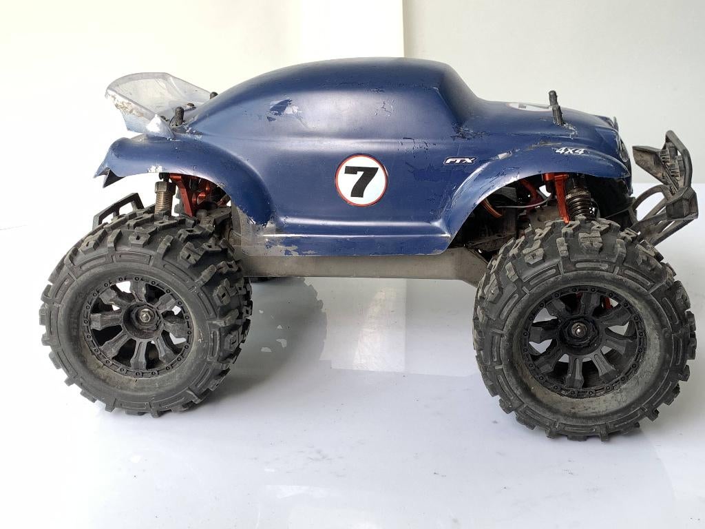 RC 1:10 Custom met Brushless Robitronic Aandrijving, Gebruikt, Auto offroad, Schaal 1:10, RTR (Ready to Run)