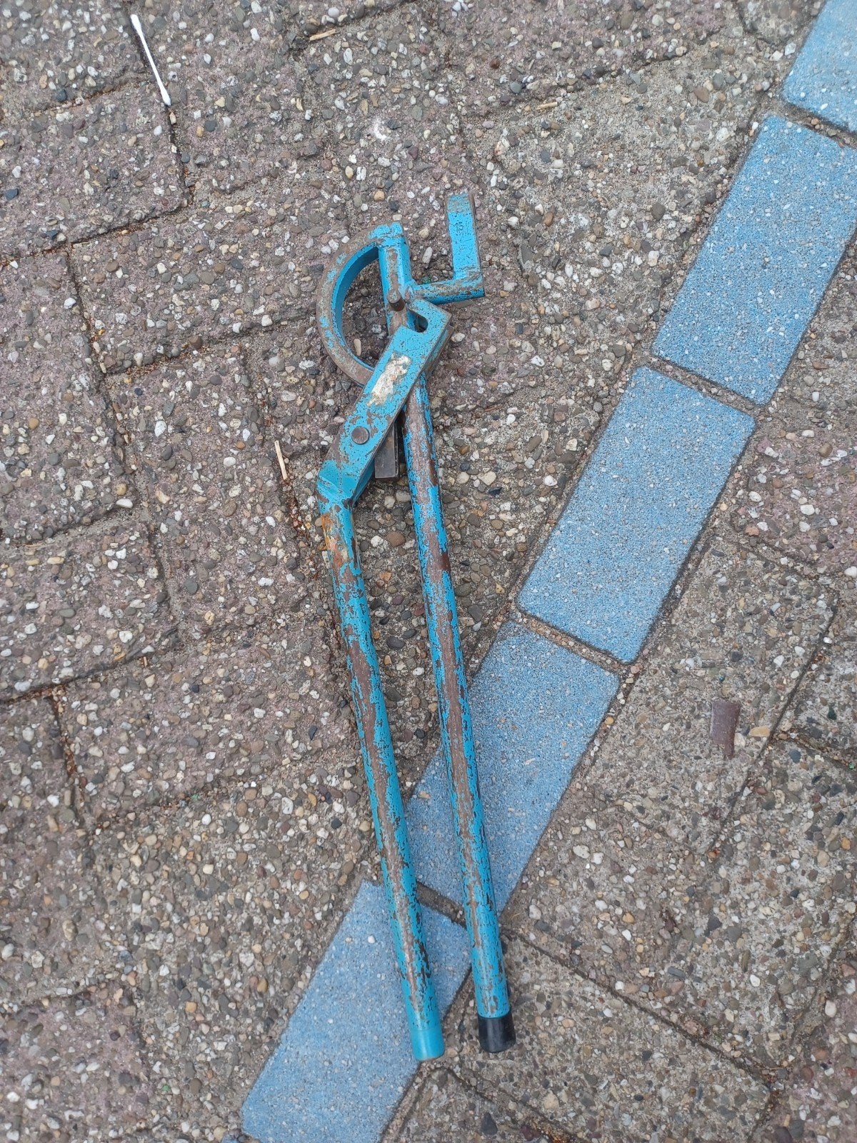 buigtang 15 mm slede. buigijzer, Doe-het-zelf en Verbouw, Ophalen, Gebruikt