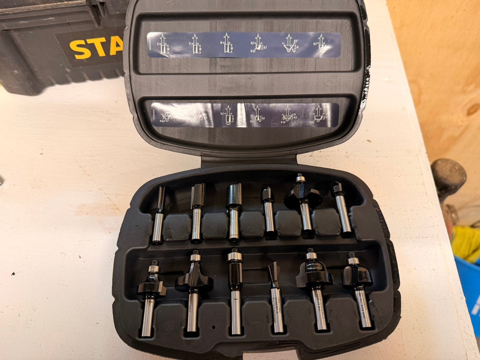 Craftomat 12-delige houtfrezenset – 8 mm NIEUW, Overige soorten, Hh, Nieuw, Ophalen of Verzenden