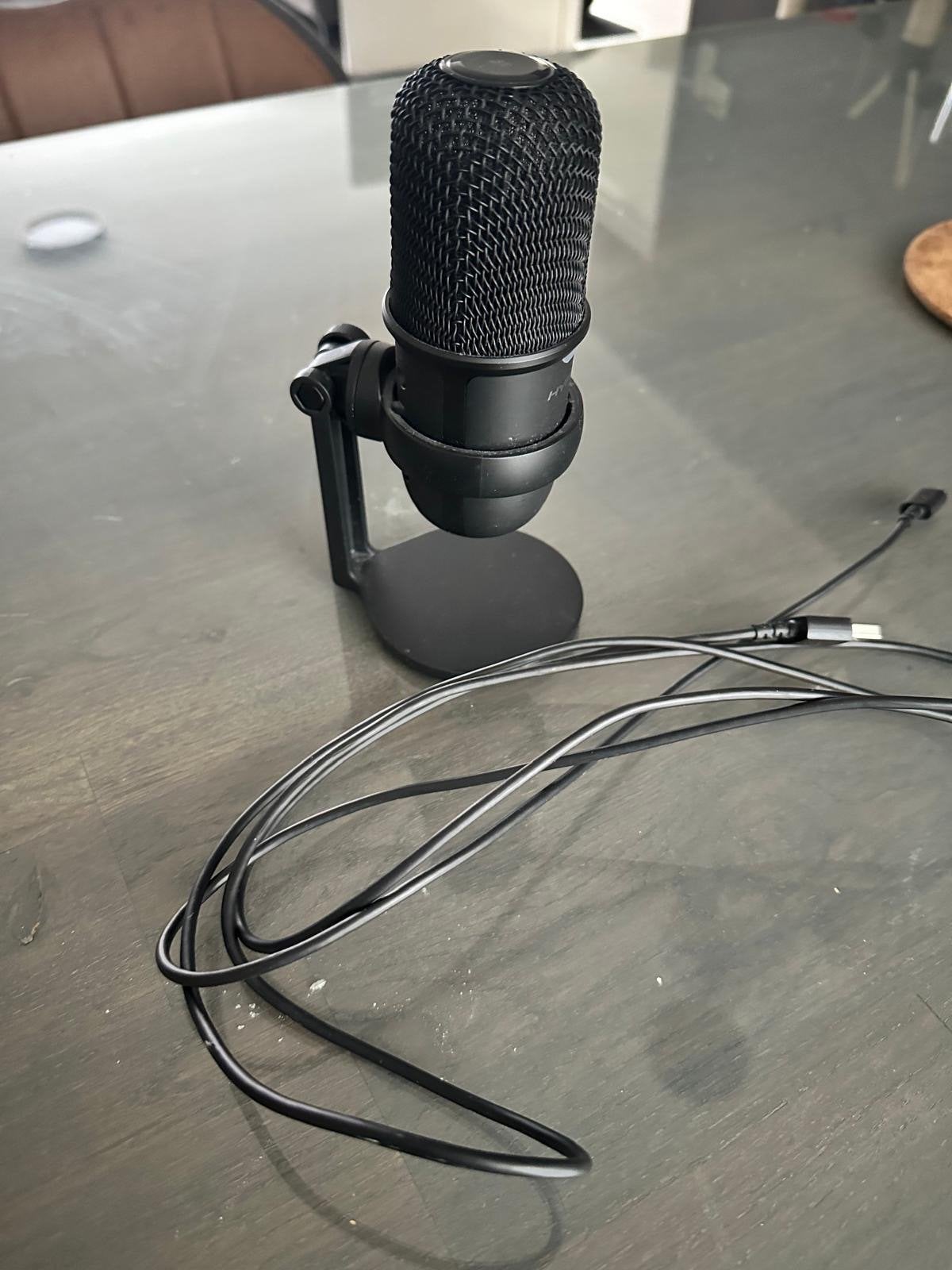 HyperX SoloCast USB Gaming Microfoon voor Streamen, Ophalen, Nieuw, Studiomicrofoon