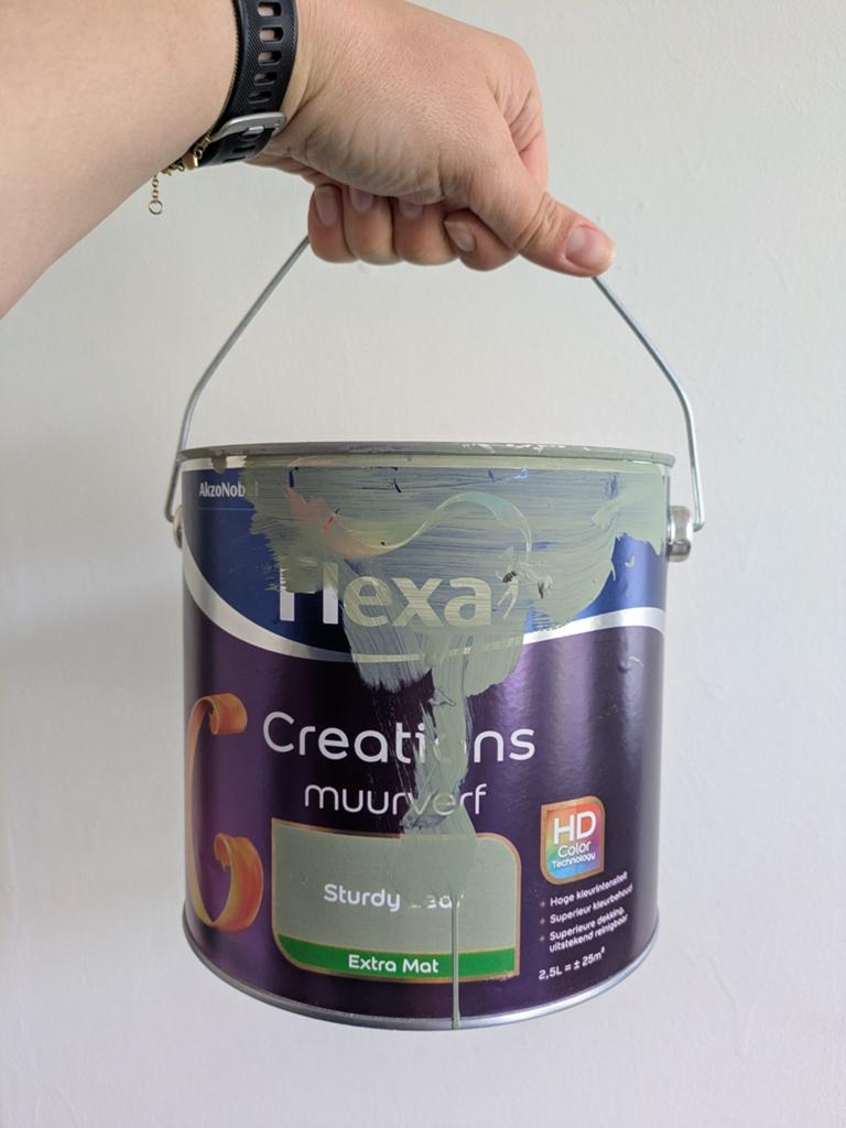 Flexa muurverf - Sturdy leaf - 95% vol, Ophalen, Minder dan 5 liter, Groen, Verf
