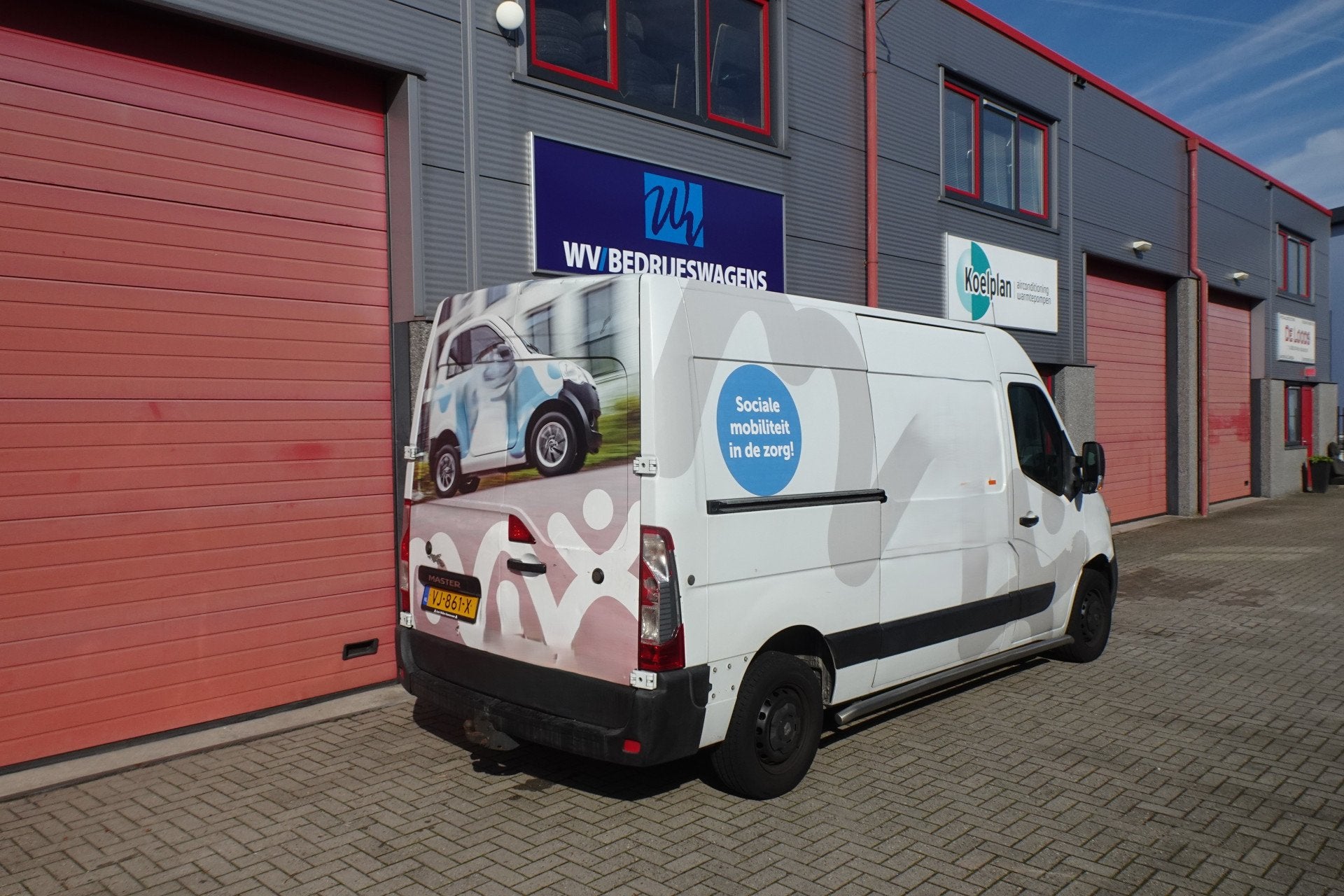 Renault Master T35 2.3 dCi L2H2 3 zits airco (bj 2014), Euro 5, Stof, Gebruikt, Renault