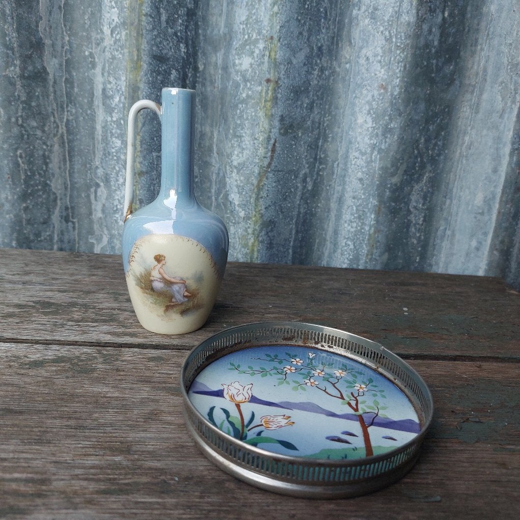 Prachtige art deco flesonderzetter, diameter 11,5 cm 12,95, Ophalen of Verzenden