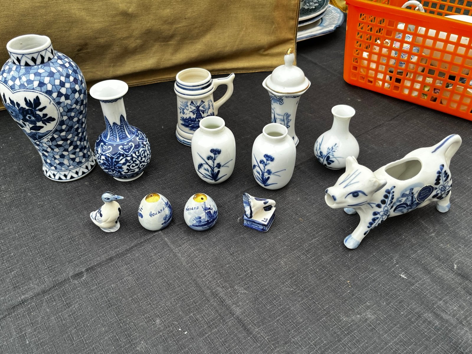 Delfts Blauw Collectie: Vazen, beeldjes en meer, Antiek en Kunst, Antiek | Vazen, Ophalen