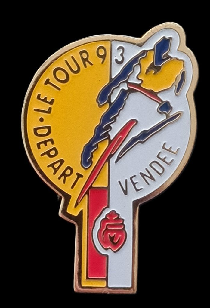 Le Tour 93- Depart Vendee pin, Verzenden, Nieuw, Sport, Speldje of Pin