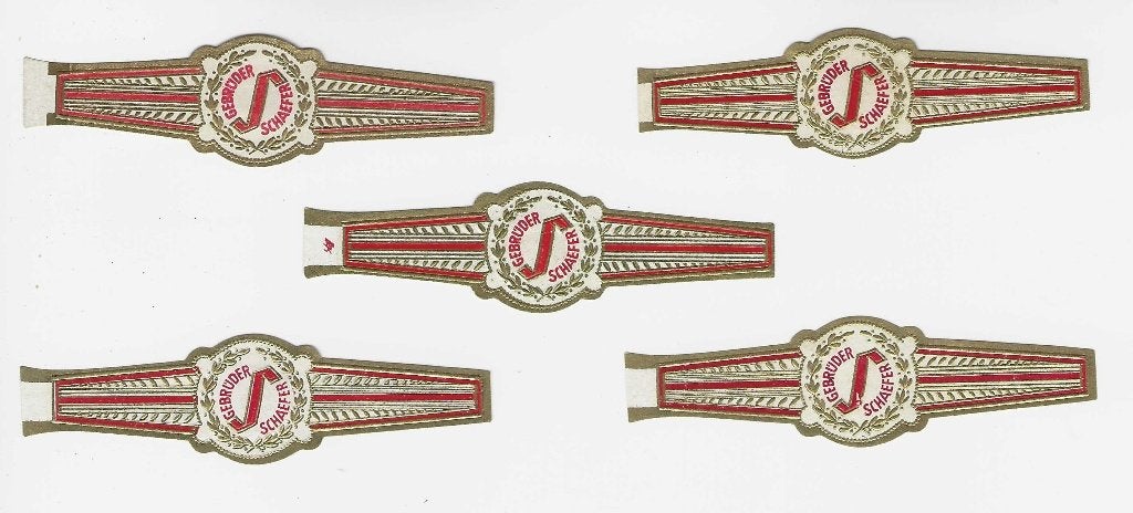 klassiek blad 208  schaefer  sigarenbanden, Ophalen of Verzenden, Zo goed als nieuw, Sigarenbandjes